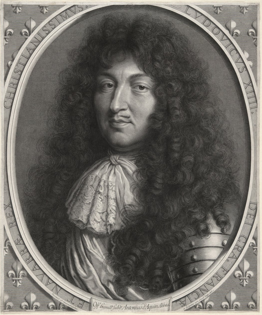 Luigi XIV, re di Francia (1638-1678) da Robert Nanteuil