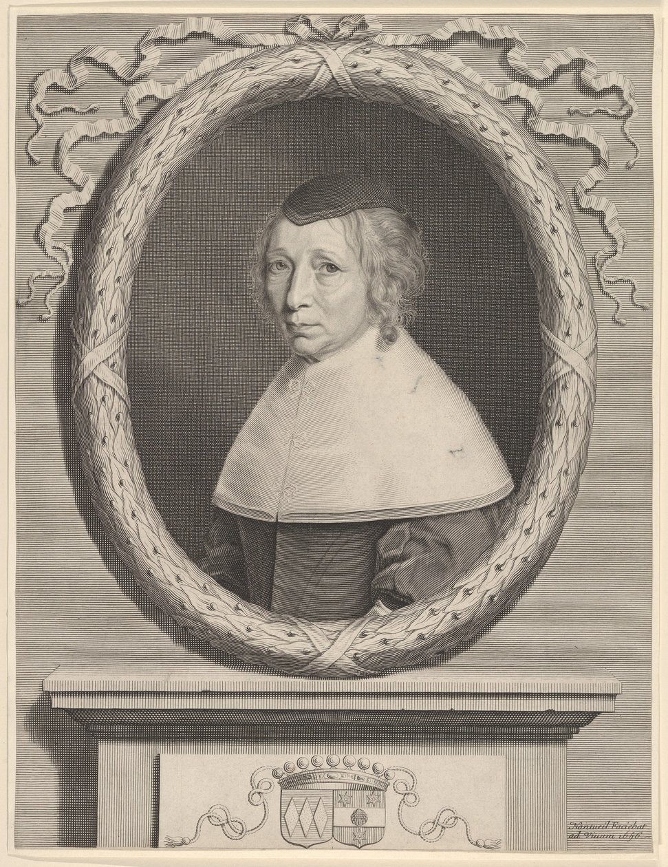 Madame Bouthillier Marie de Bragelogne, 1656 da Robert Nanteuil