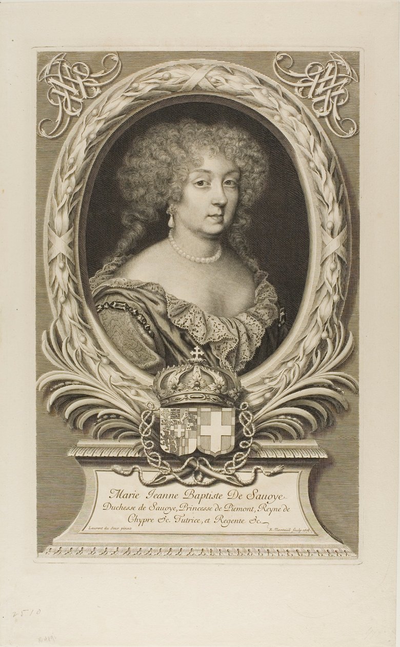 Marie Jeanne Baptiste, duchessa di Savoia da Robert Nanteuil