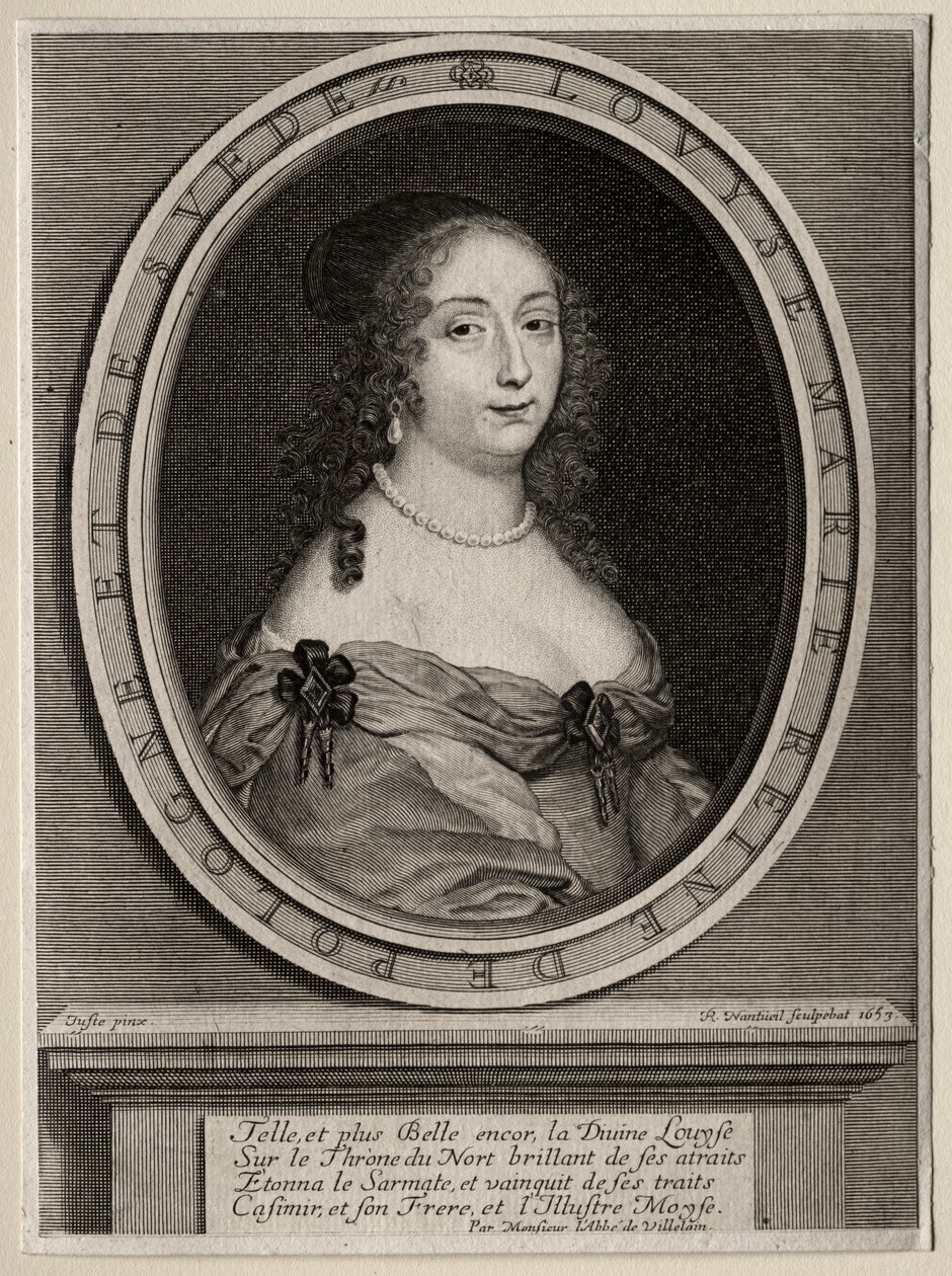 Maria Luisa di Gonzaga, Regina di Polonia, 1653 da Robert Nanteuil
