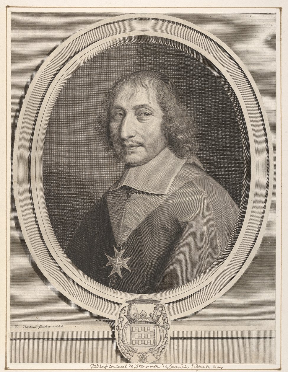 Philbert-Emmanuel de Beaumanoir de Lavardin, 1666 da Robert Nanteuil
