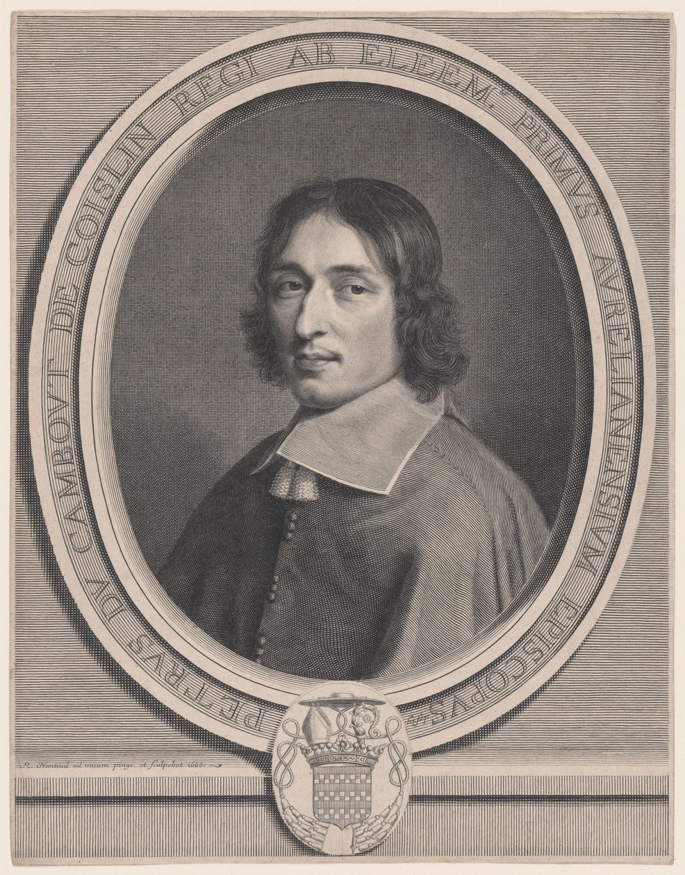 Pierre-Arnoud du Cambout, cardinale de Coislin (cardinale di Coislin) da Robert Nanteuil