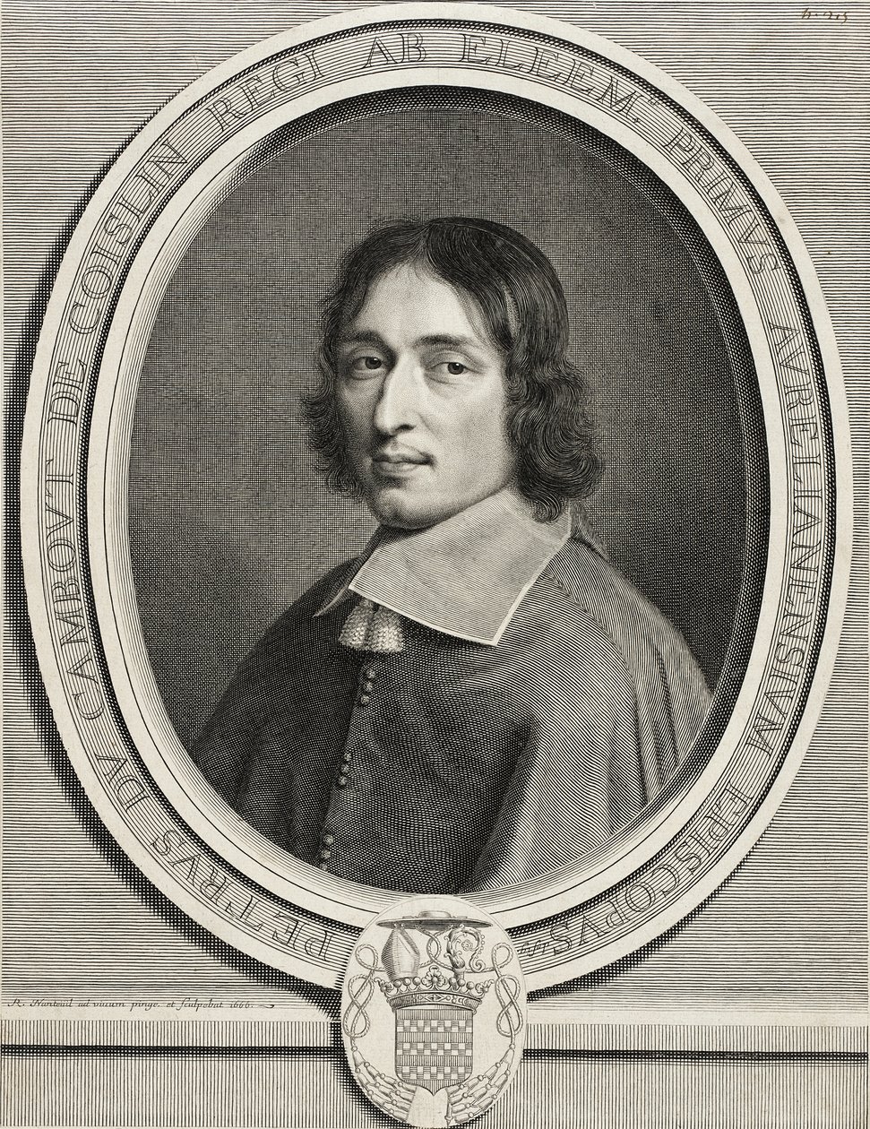 Pierre de Cambout, cardinale de Coislin da Robert Nanteuil