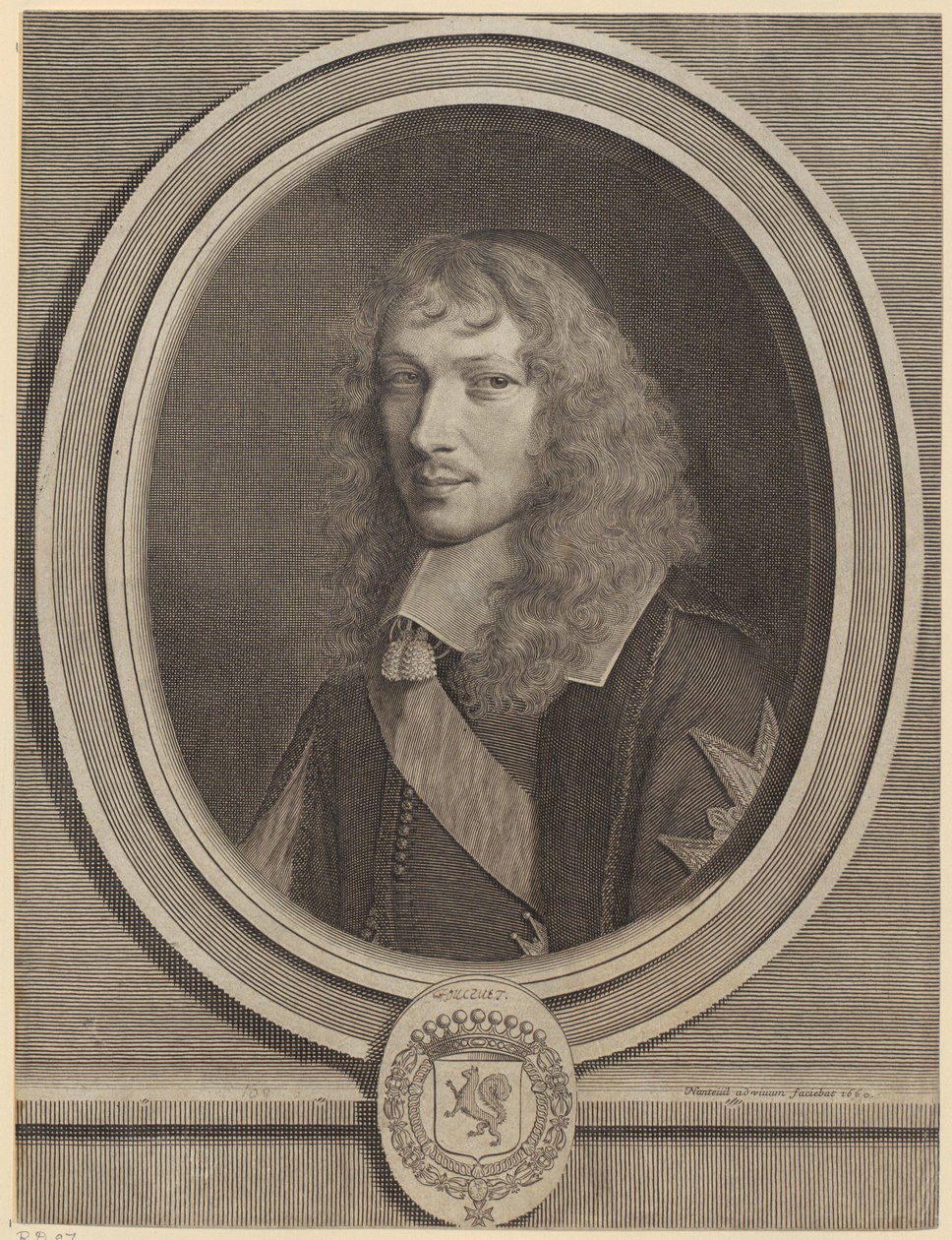 Ritratto di Basile Fouquet da Robert Nanteuil