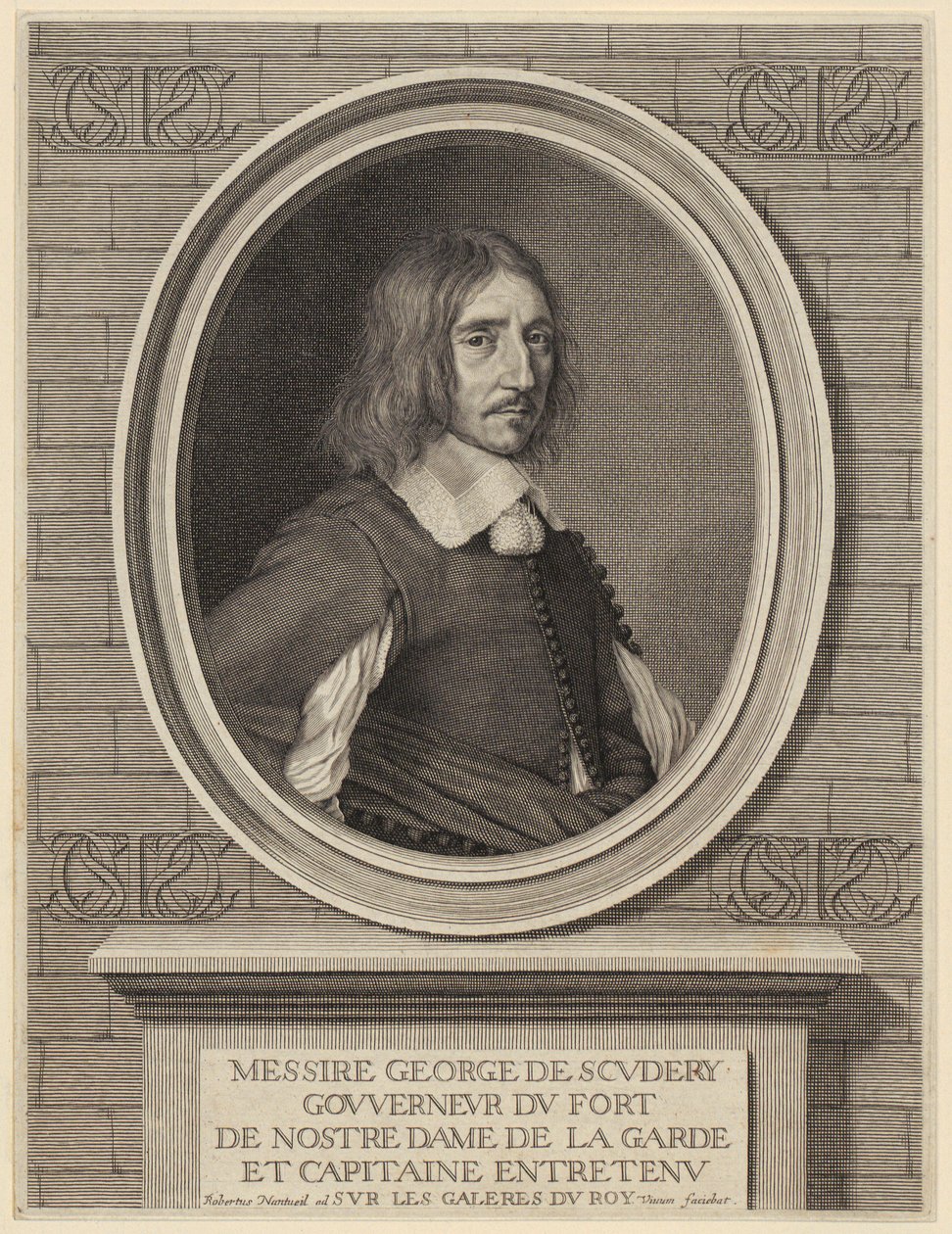 Ritratto di George de Scudéry da Robert Nanteuil