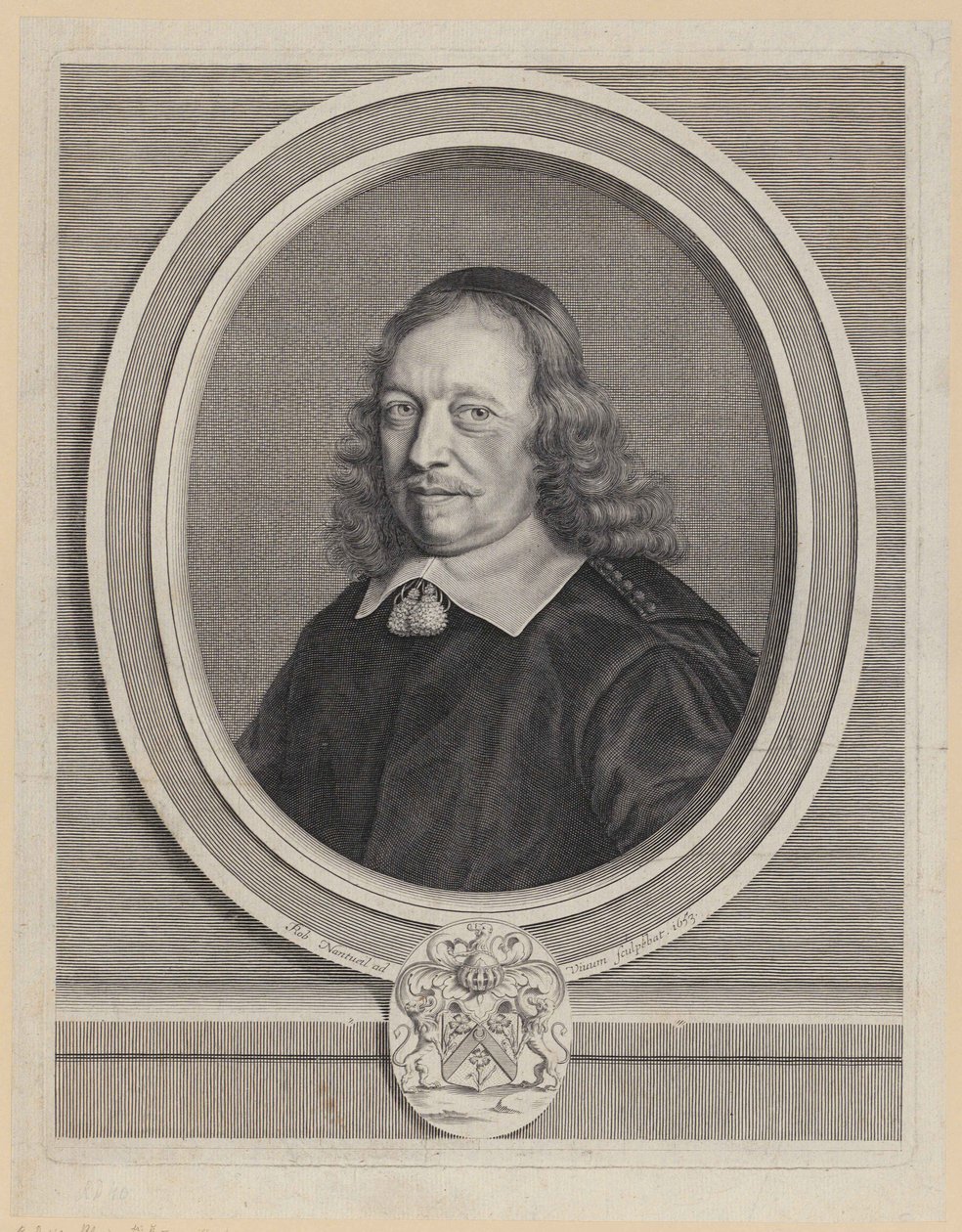 Ritratto di Gilles Blondeau da Robert Nanteuil