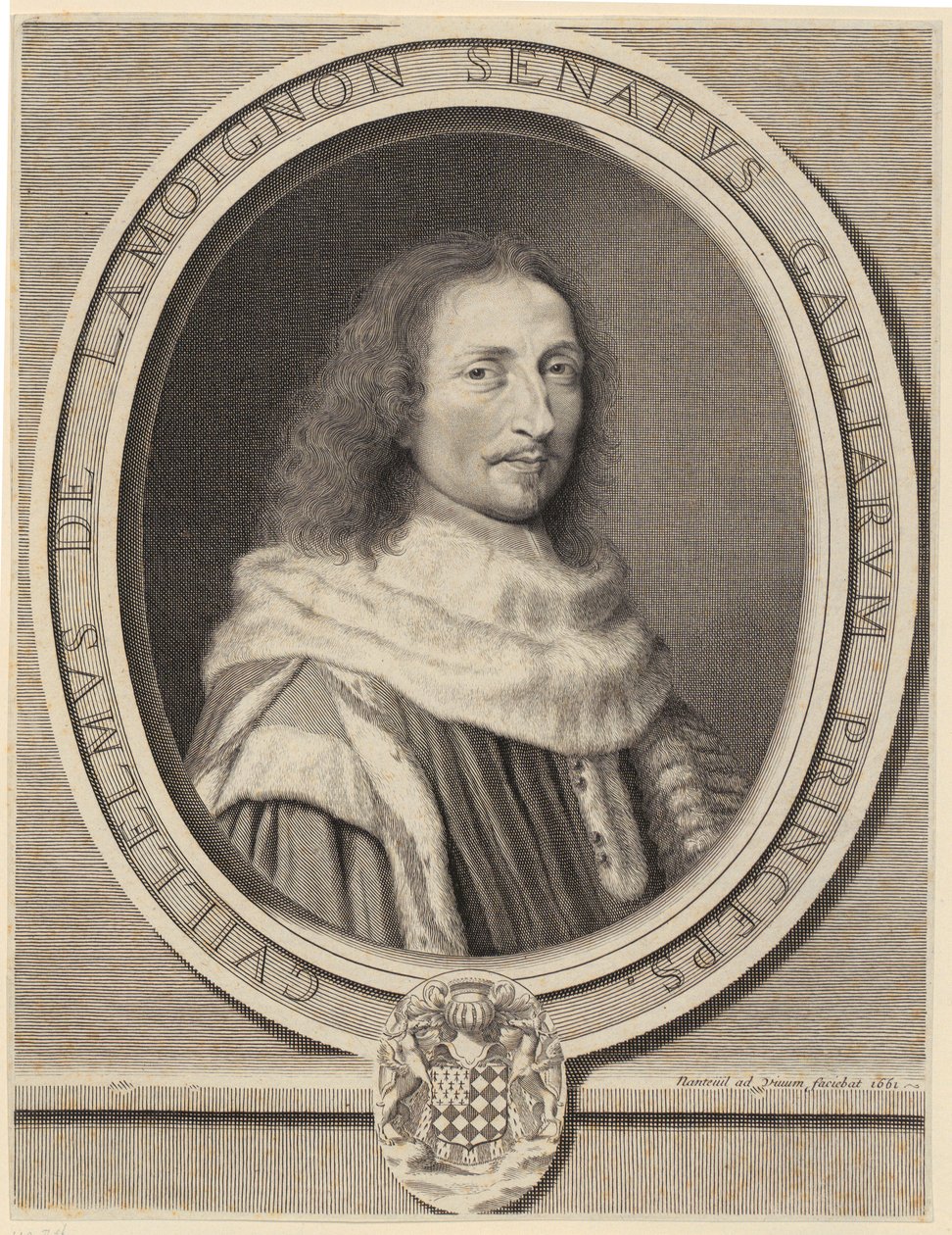 Ritratto di Guillaume de Lamoignon da Robert Nanteuil