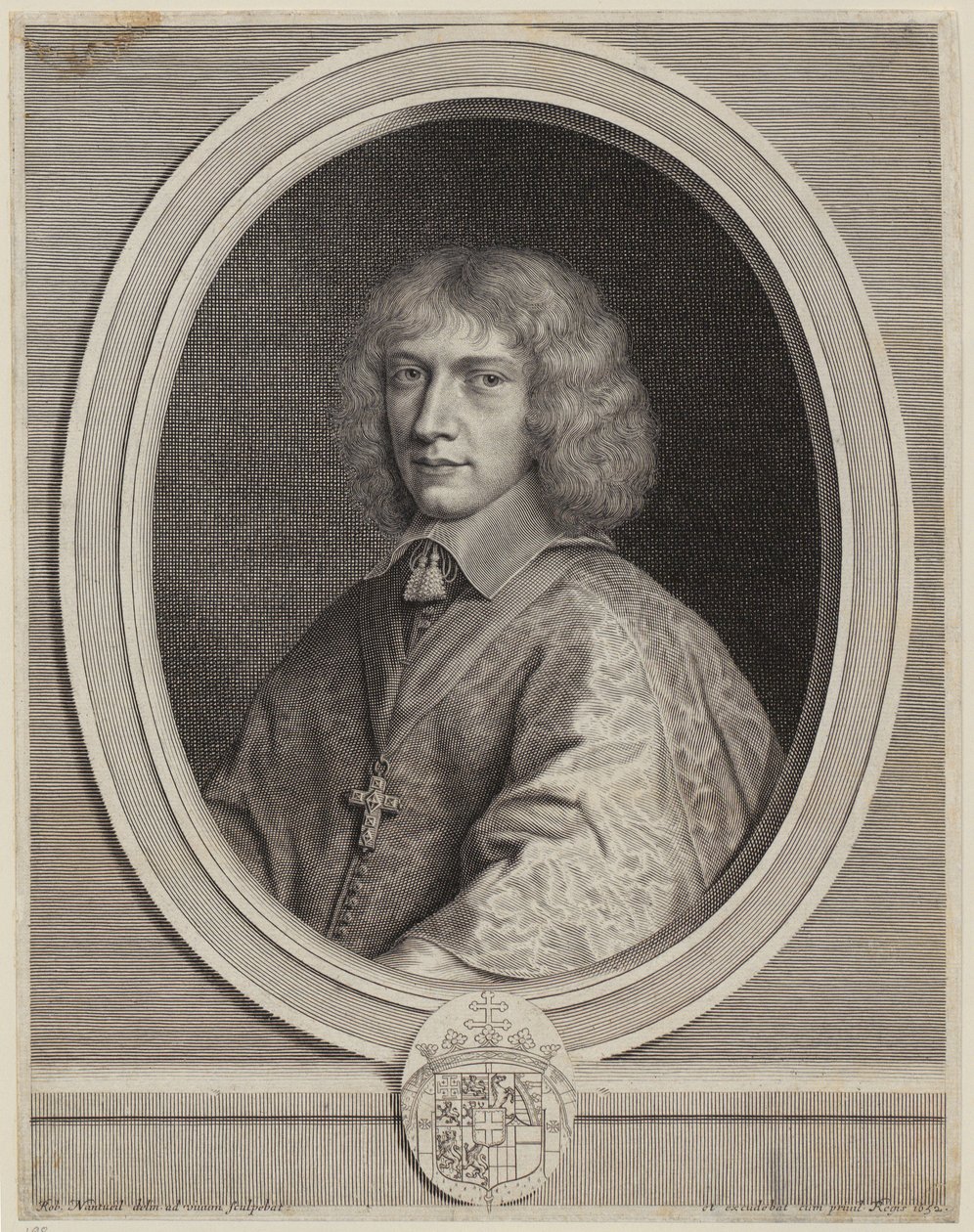 Ritratto di Enrico II di Savoia [conte di Nemours] da Robert Nanteuil