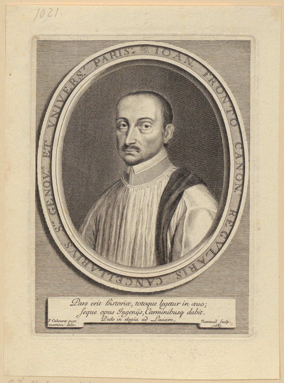Ritratto di Jean Fronteau da Robert Nanteuil