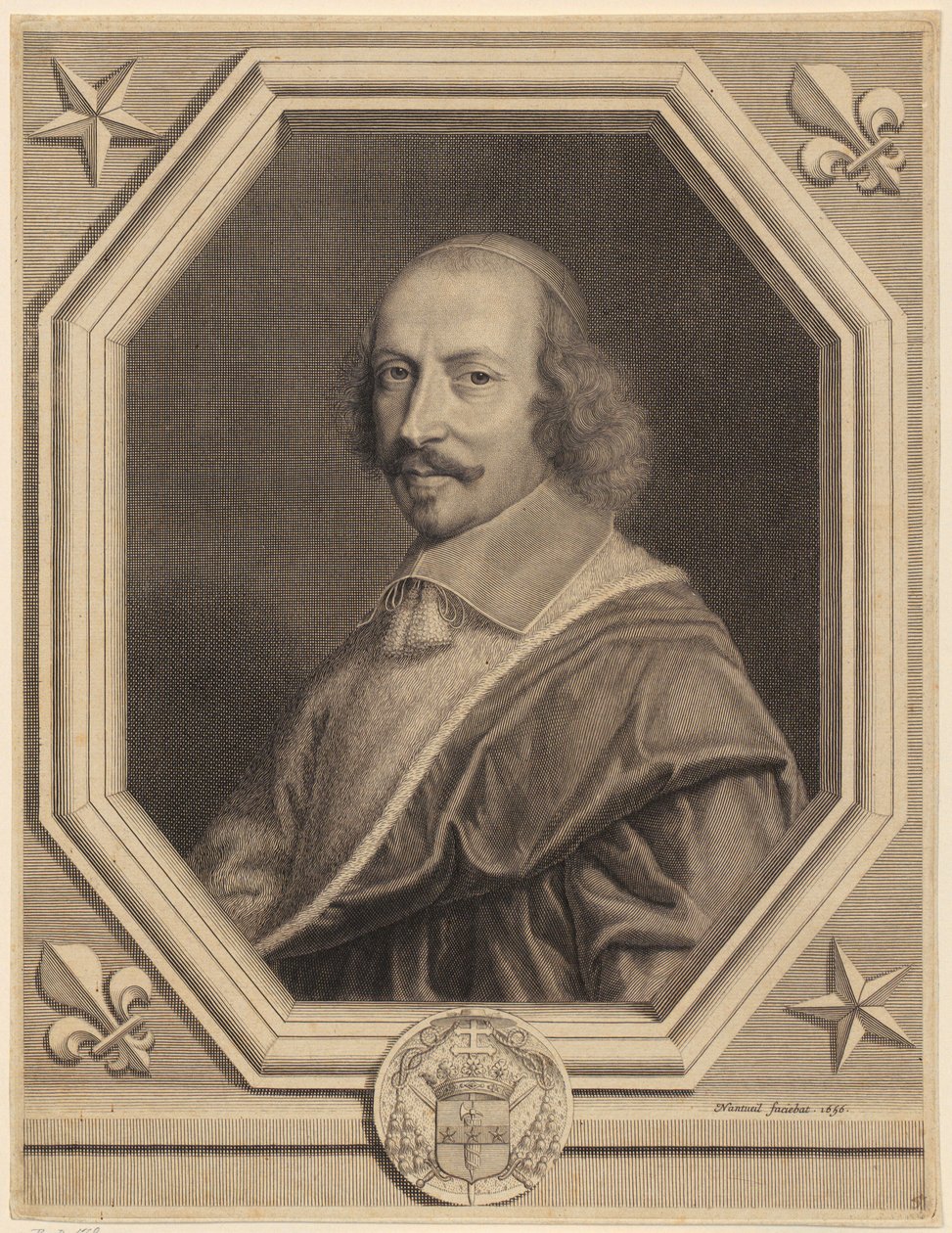 Ritratto del cardinale Jules Mazarin da Robert Nanteuil