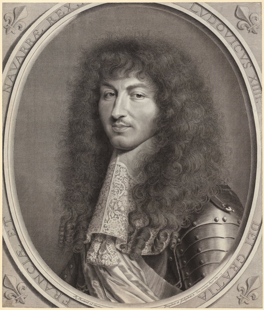 Ritratto di Luigi XIV da Robert Nanteuil