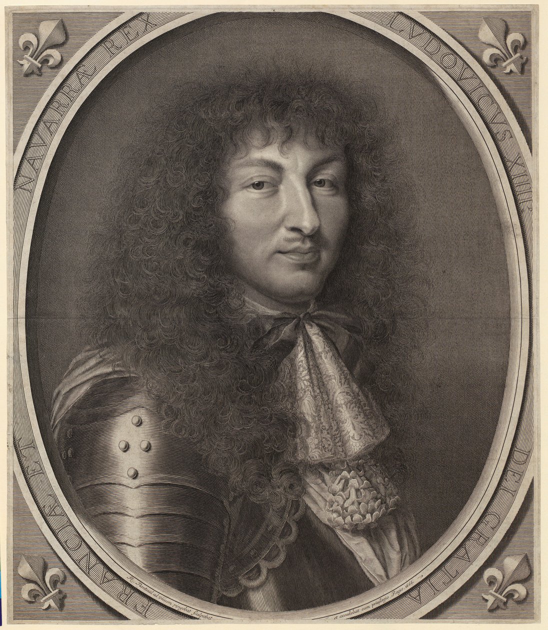 Ritratto di Luigi XIV da Robert Nanteuil