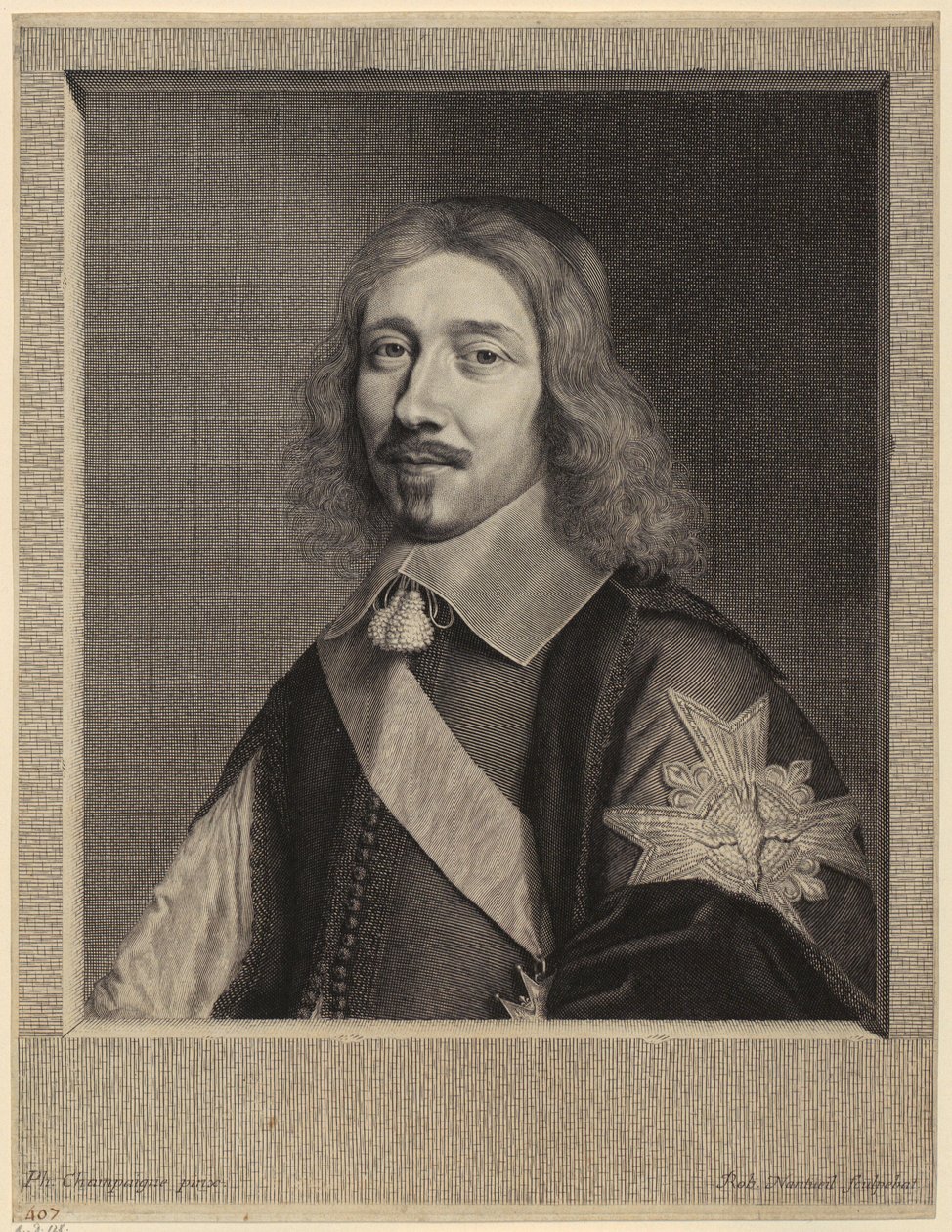 Ritratto di Michel IV Le Tellier, ministro francese da Robert Nanteuil