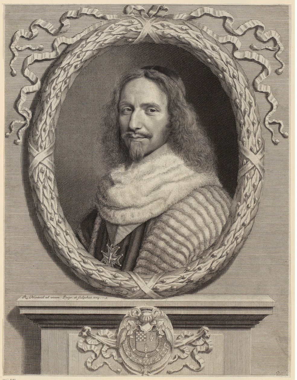Ritratto di Nicolas Potier di Novion da Robert Nanteuil