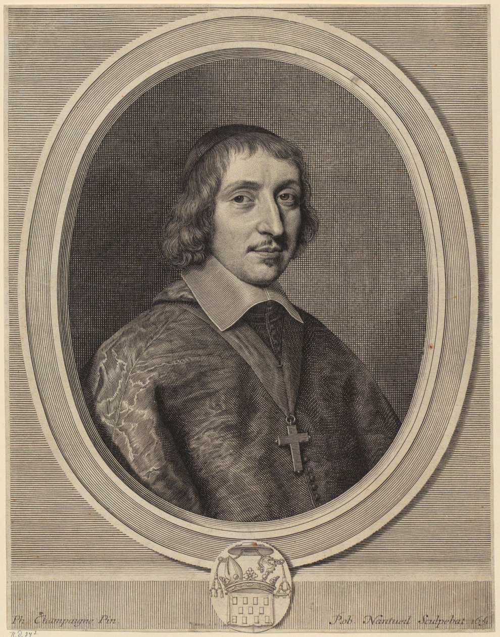 Ritratto di Philibert-Emmanuel de Beaumanoir de Lavardin da Robert Nanteuil