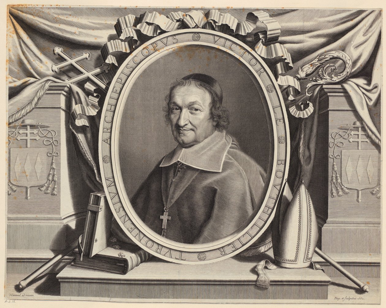 Ritratto di Victor Bouthillier da Robert Nanteuil