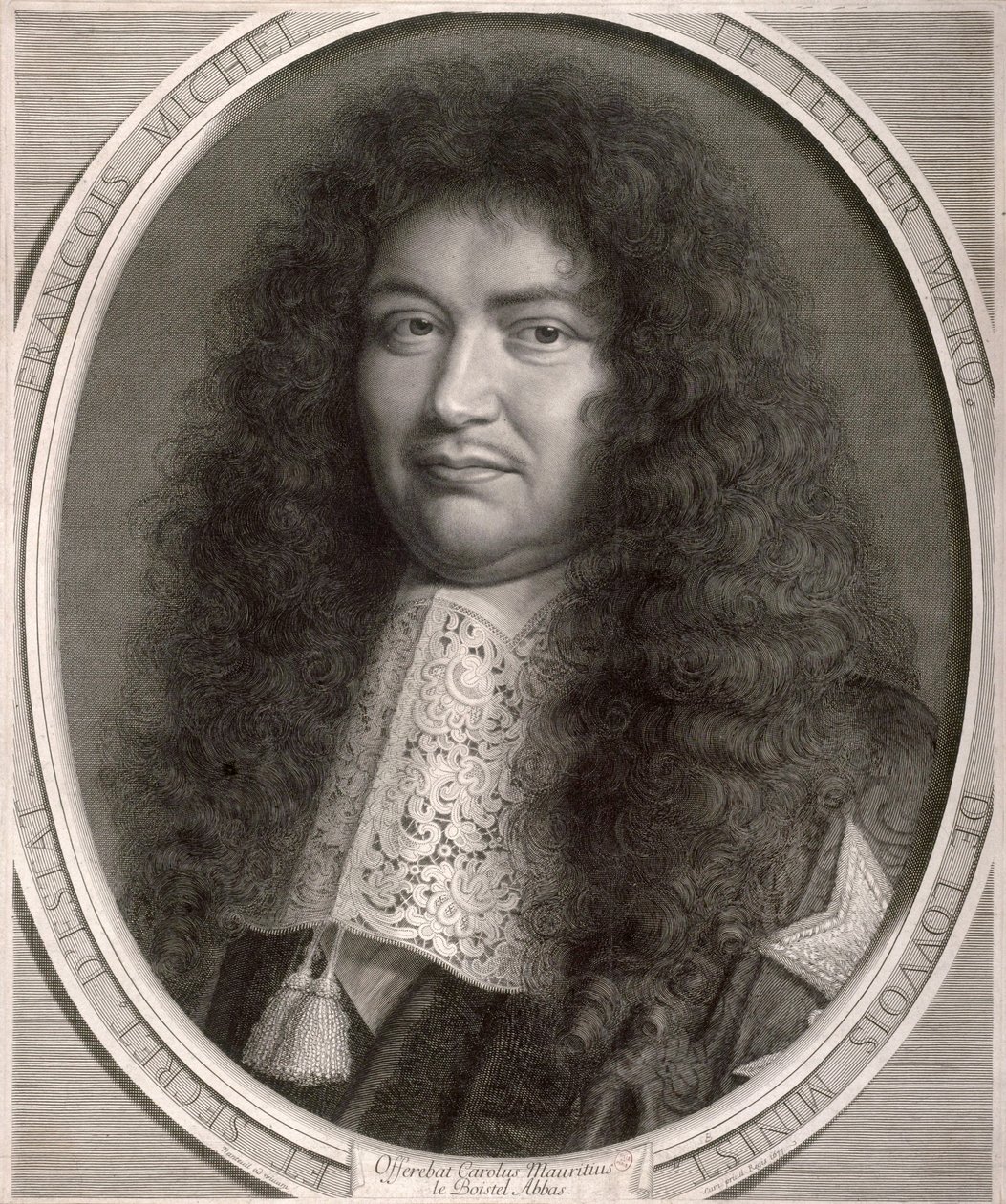 Ritratto di Francois Michel Le Tellier da Robert Nanteuil