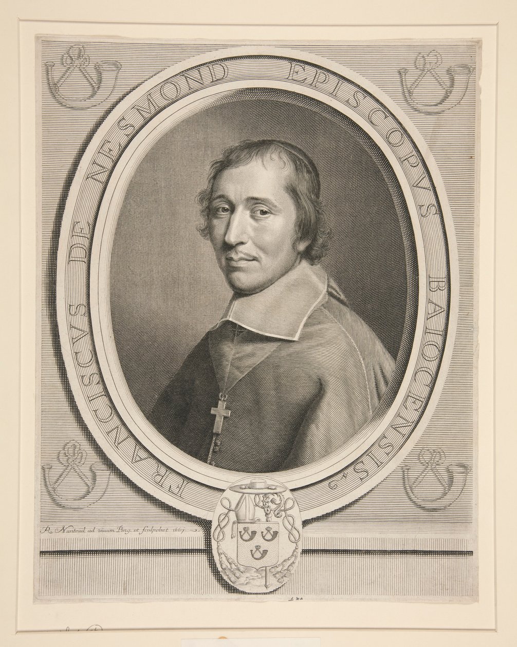 Ritratto di François-Théodore de Nesmond, Presidente a mortier al Parlamento di Parigi da Robert Nanteuil