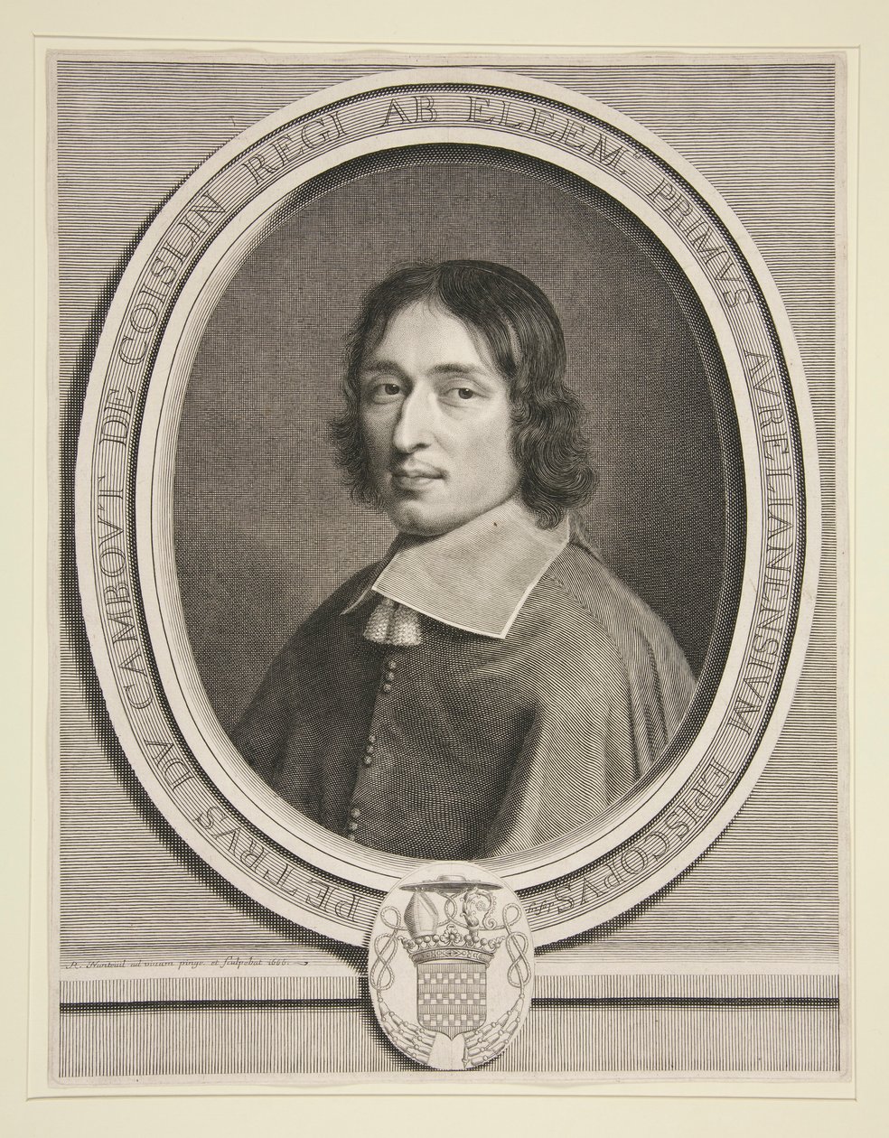 Ritratto del Cardinale de Coislin da Robert Nanteuil