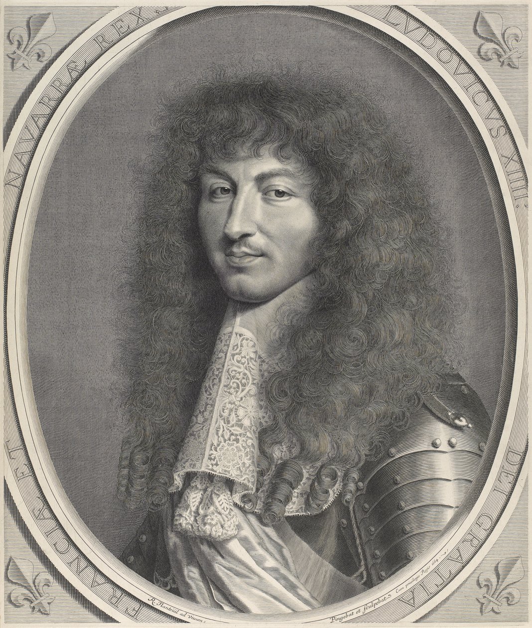Ritratto di Luigi XIV da Robert Nanteuil