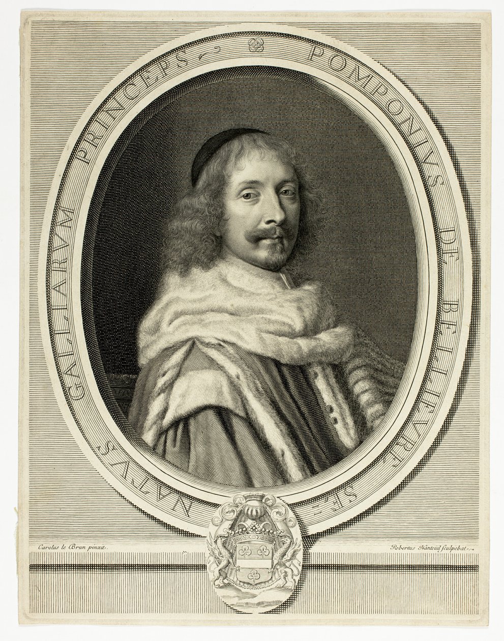 Ritratto di Pompone de Bellièvre da Robert Nanteuil