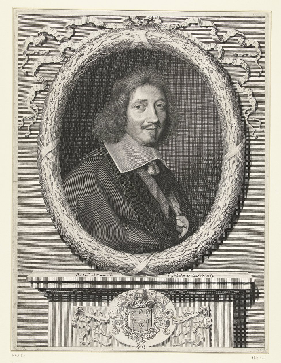 Ritratto di Michel Le Tellier da Robert Nanteuil