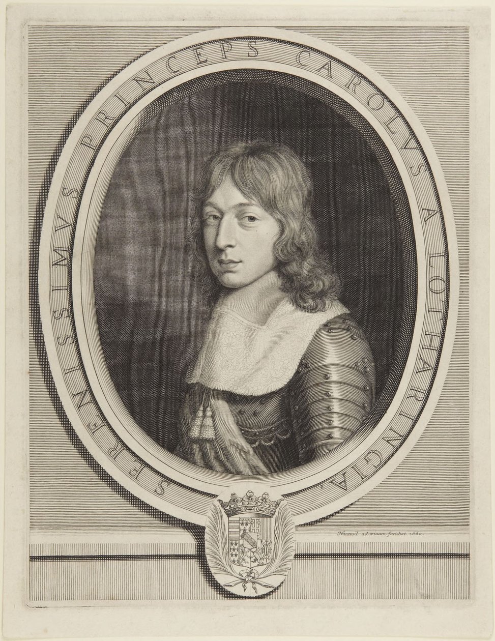 Il principe Carlo di Lorena - 1660 da Robert Nanteuil