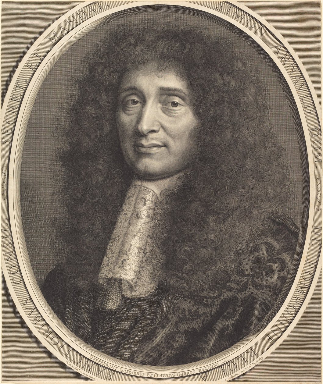 Simon Arnauld, marchese di Pomponne da Robert Nanteuil