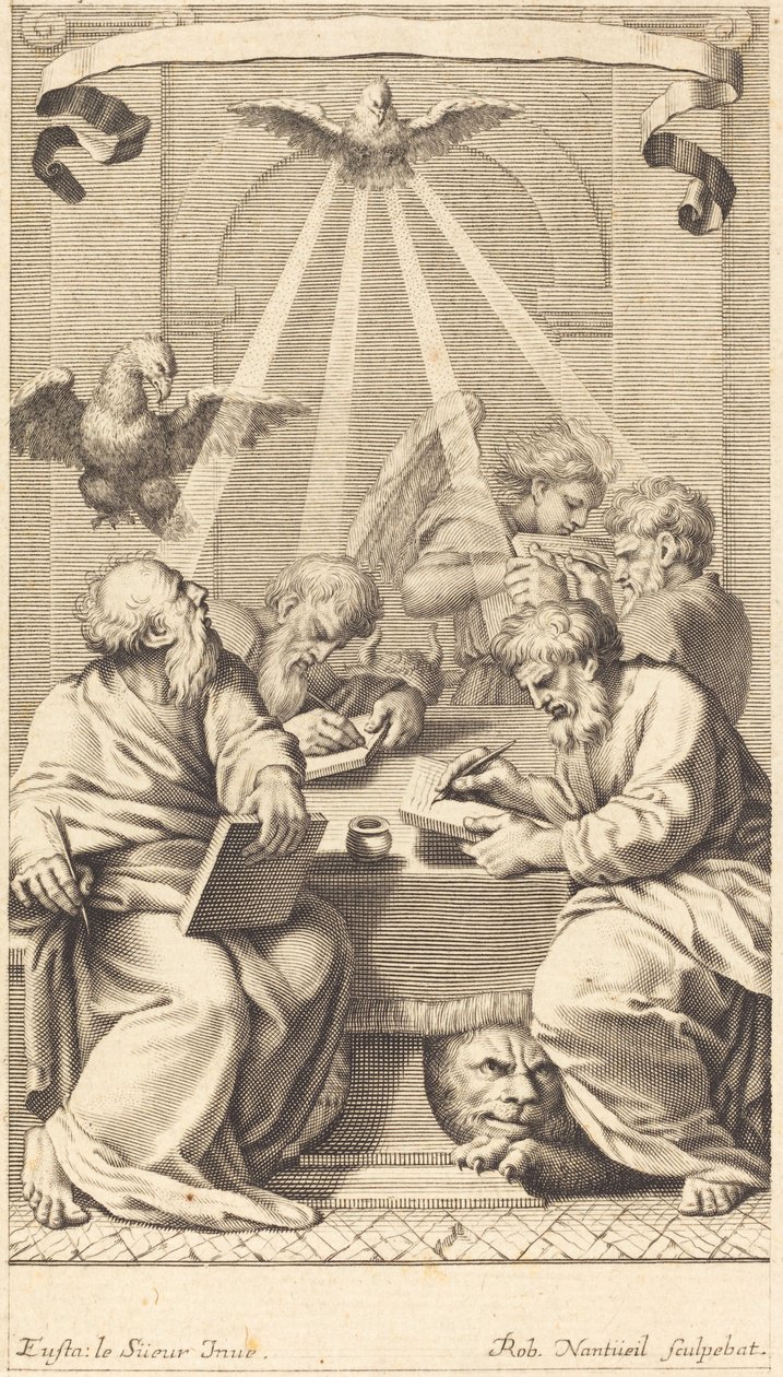 I quattro evangelisti da Robert Nanteuil