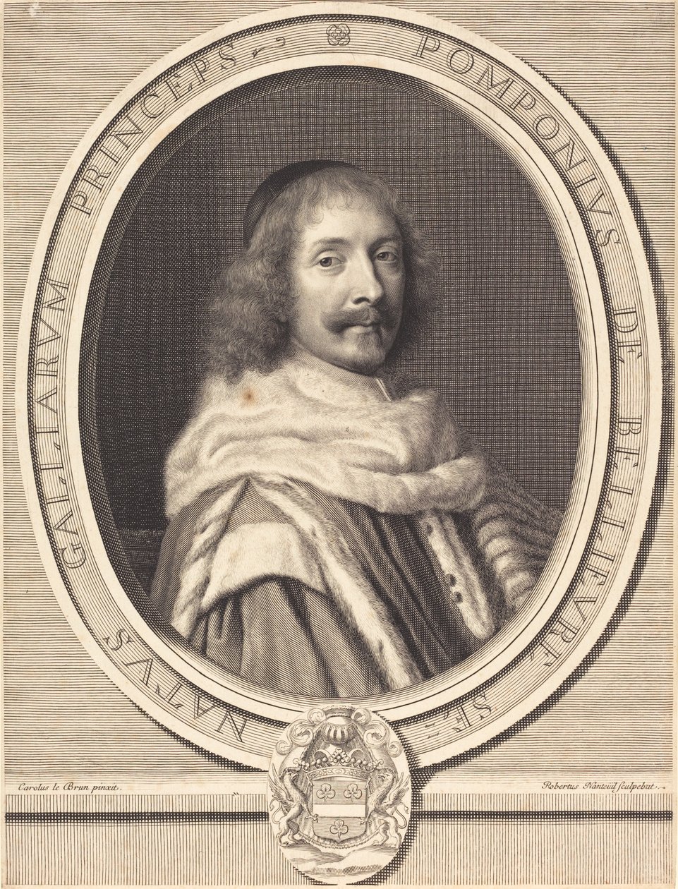 Pompone II de Bellievre da Robert Nanteuil after Charles Le Brun