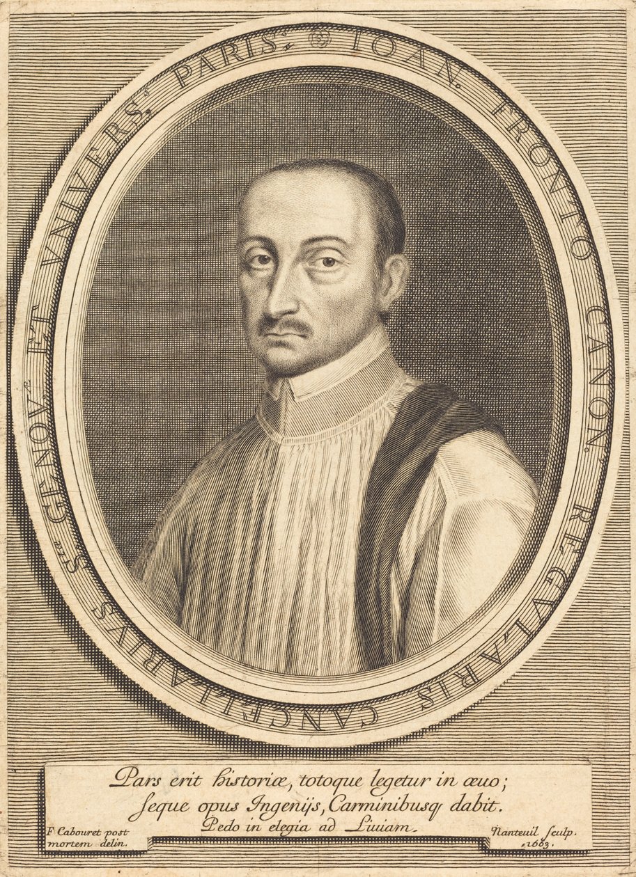 Jean Fronteau da Robert Nanteuil after F. Cabouret