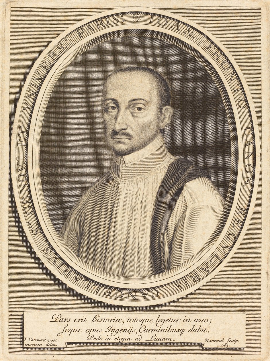 Jean Fronteau da Robert Nanteuil after F. Cabouret