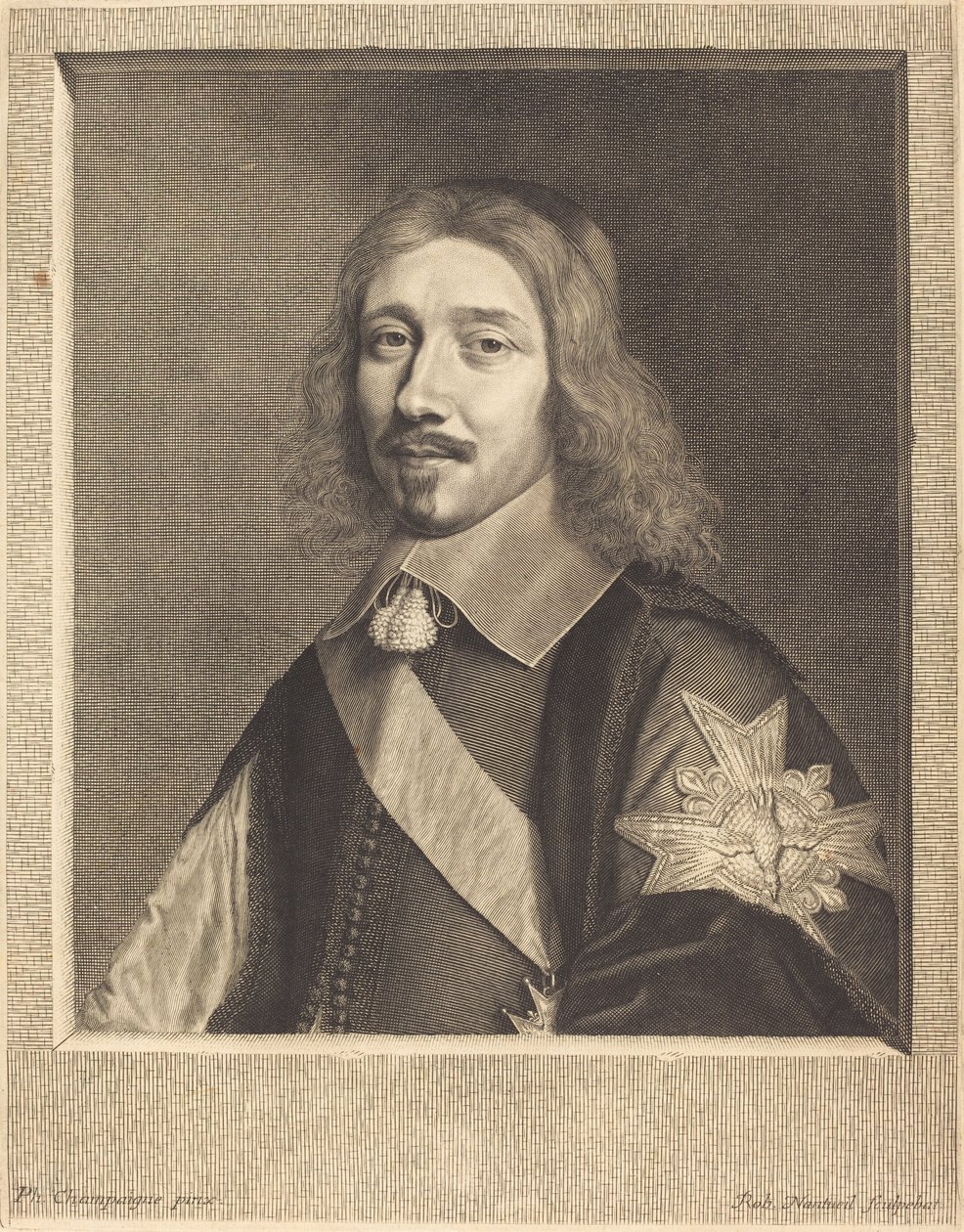 Cancelliere Michel Le Tellier da Robert Nanteuil after Philippe de Champaigne