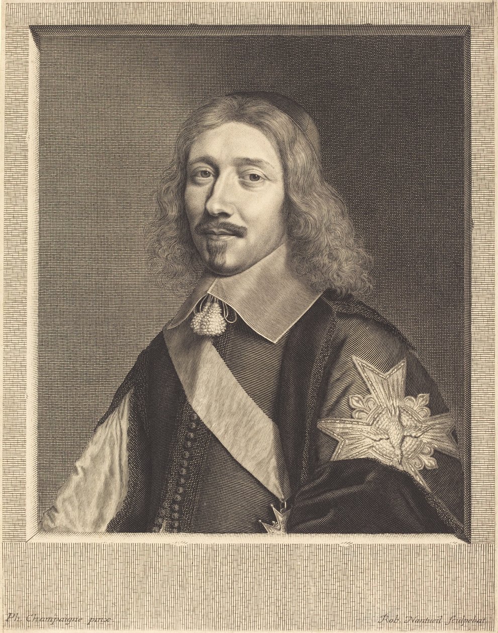 Cancelliere Michel Le Tellier da Robert Nanteuil after Philippe de Champaigne
