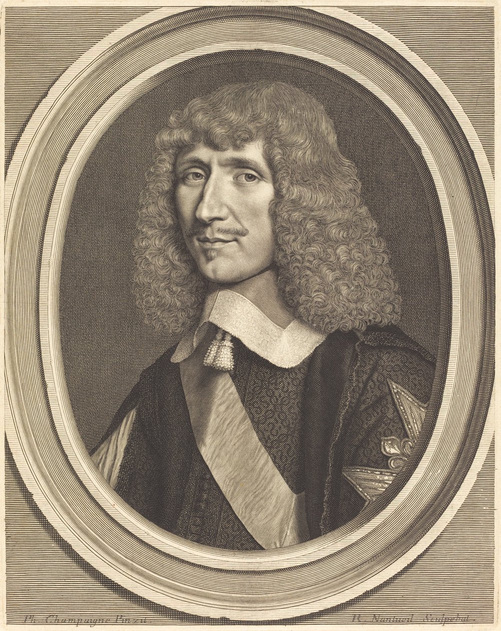 Leon-Bouthillier, Conte di Chavigny da Robert Nanteuil after Philippe de Champaigne