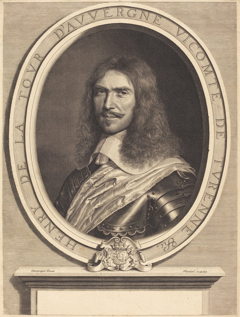 Maresciallo di Turenne da Robert Nanteuil after Philippe de Champaigne