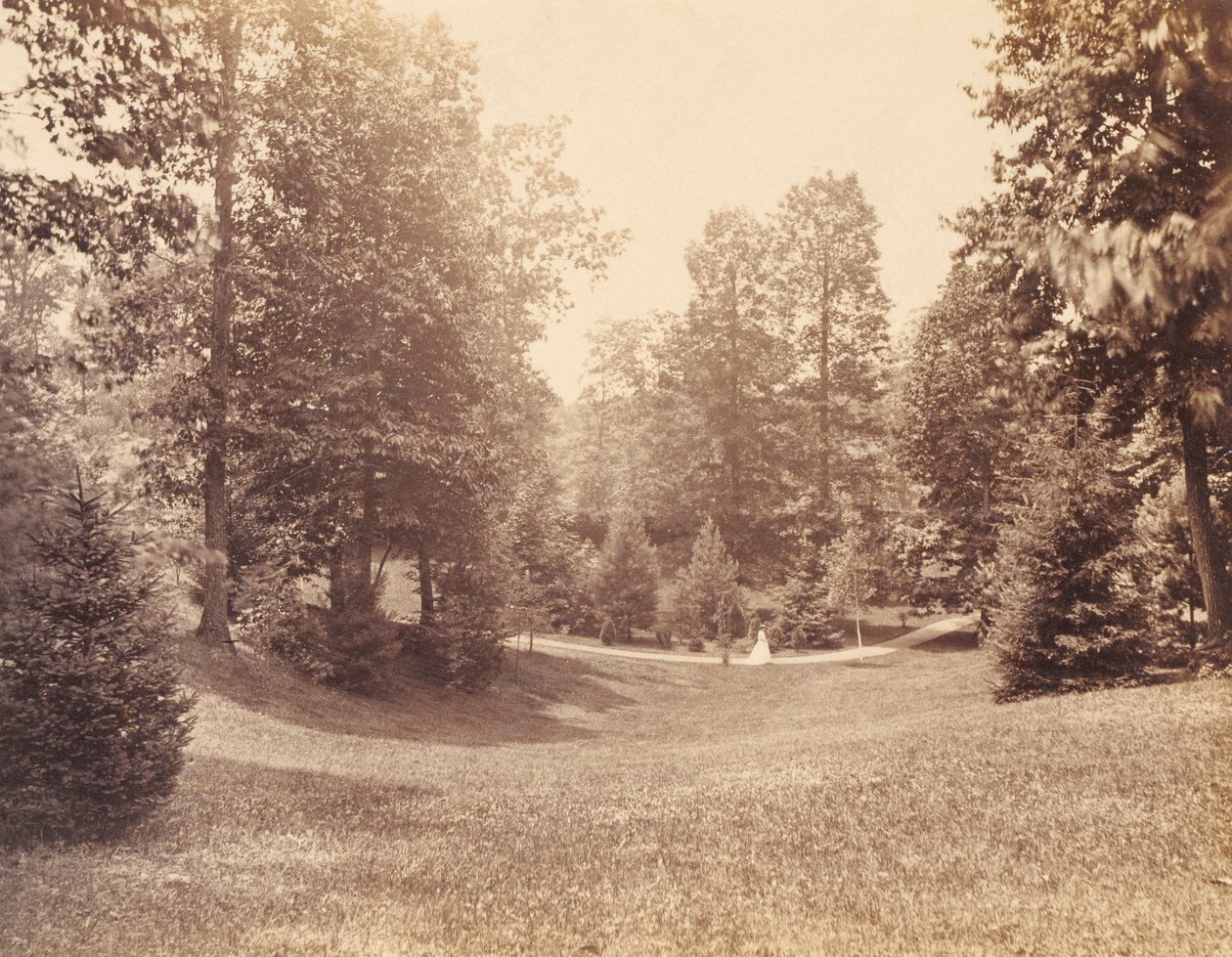 Tenuta Clarence Howard Clark, dal portfolio "Views at Chestnutwold" (Vedute a Chestnutwold) da Robert Newell