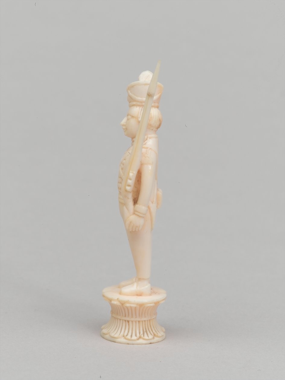 Pedone bianco, pezzo degli scacchi, India da Robert Noble