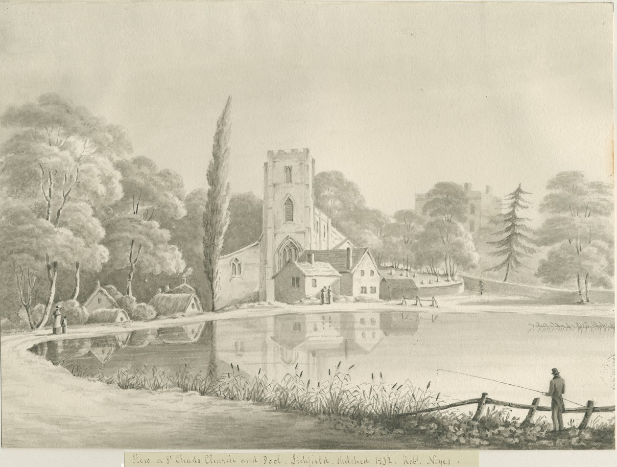 Lichfield - Chiesa di San Chad da Robert Noyes