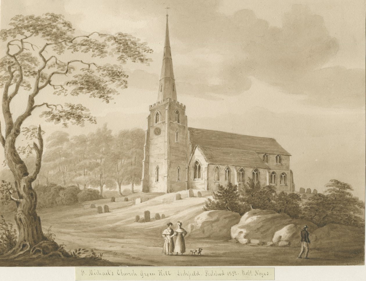 Lichfield - Chiesa di San Michele da Robert Noyes