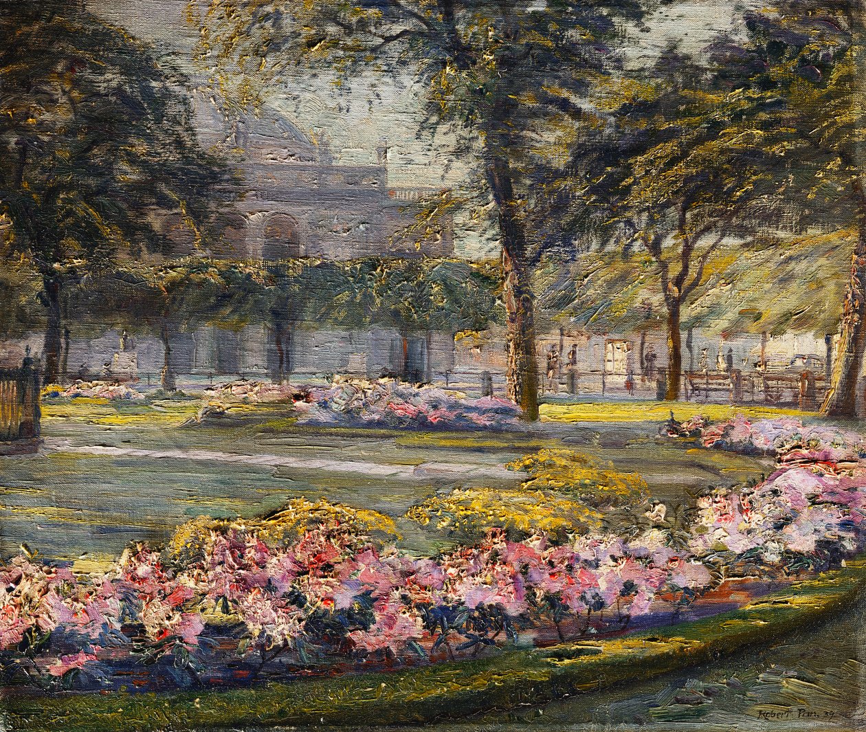 Kongens Nytorv con il Teatro Reale, Copenaghen da Robert Panitzsch