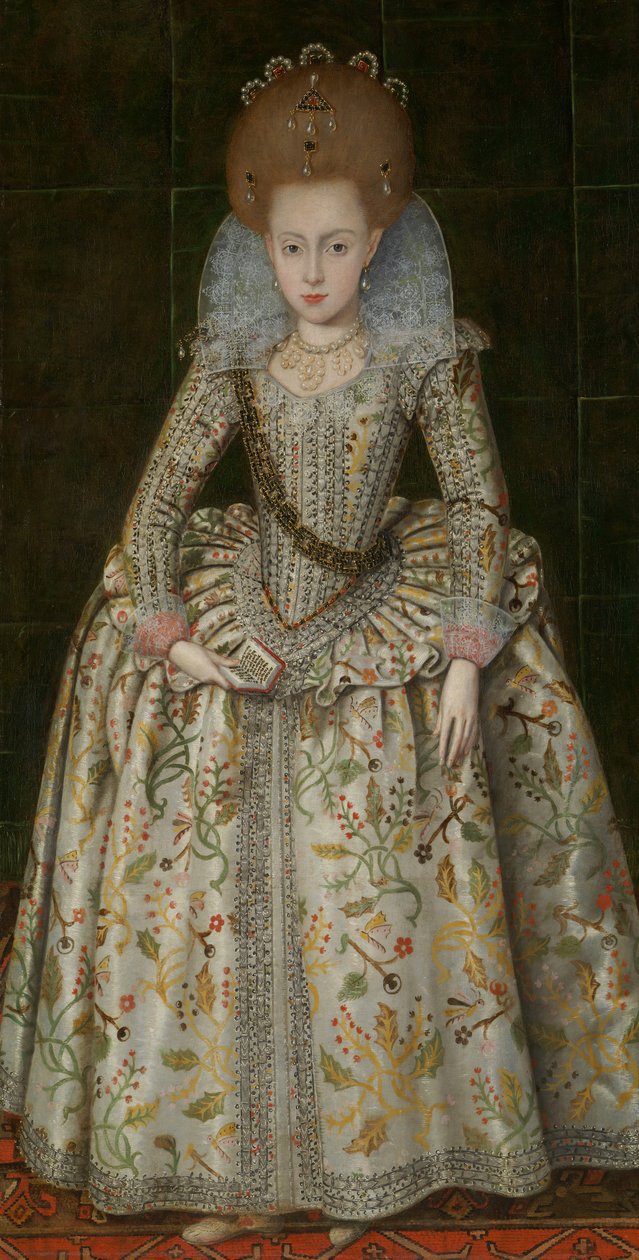 Principessa Elisabetta 1596-1662, poi Regina di Boemia da Robert Peake I