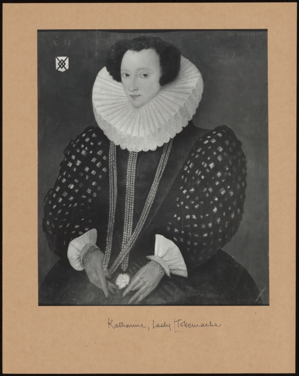 Katherine, Lady Tollemache da Robert Peake the elder