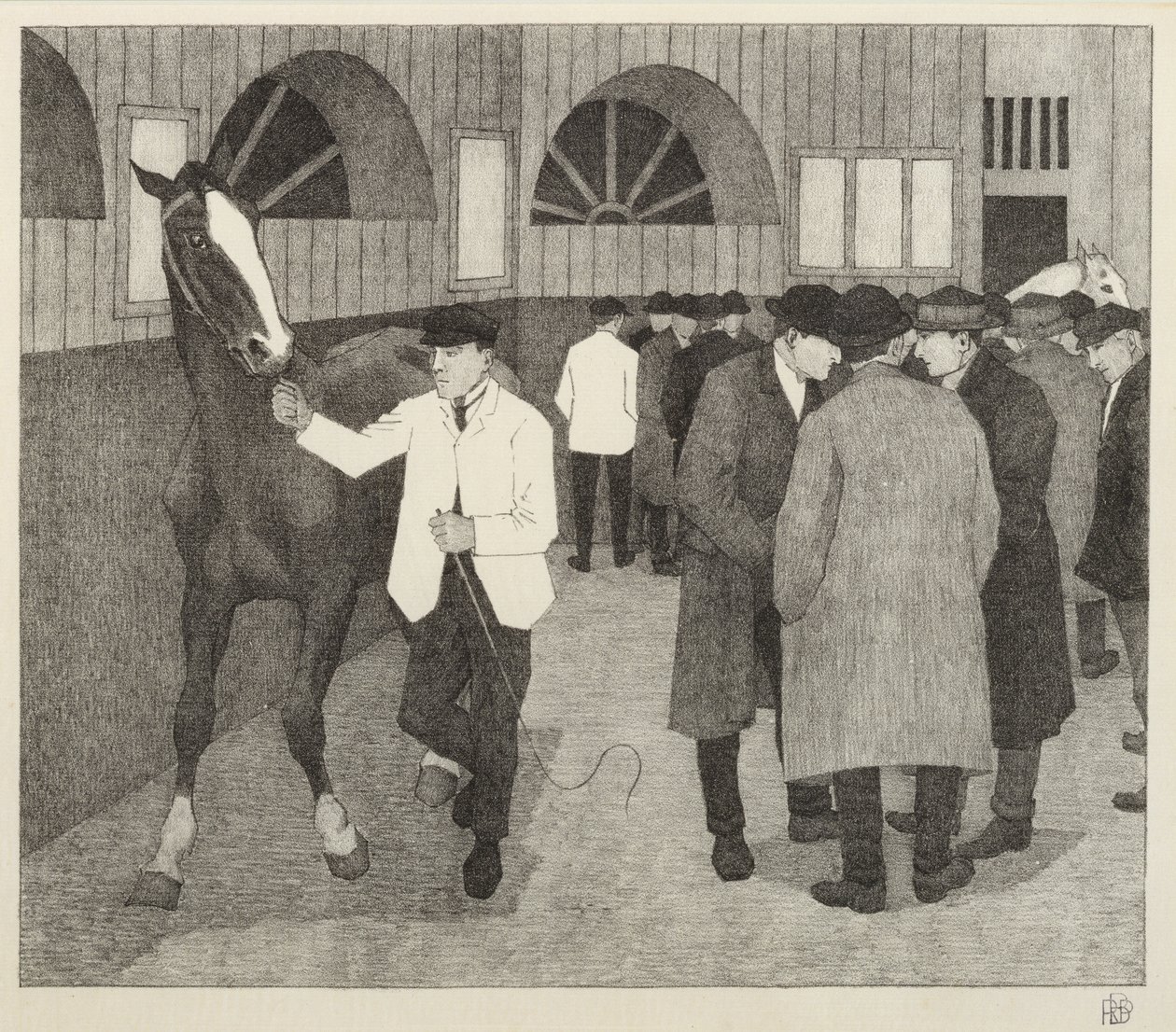 Mercanti di Cavalli al Barbican, 1921 da Robert Polhill Bevan