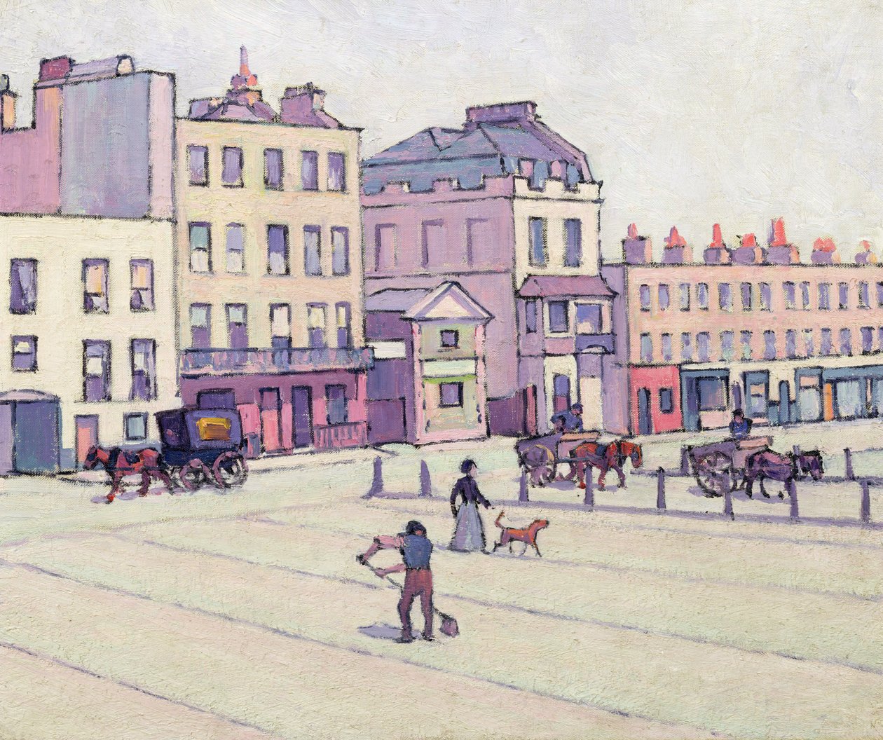 La Casa della Pesa, Cumberland Market, c.1914 da Robert Polhill Bevan