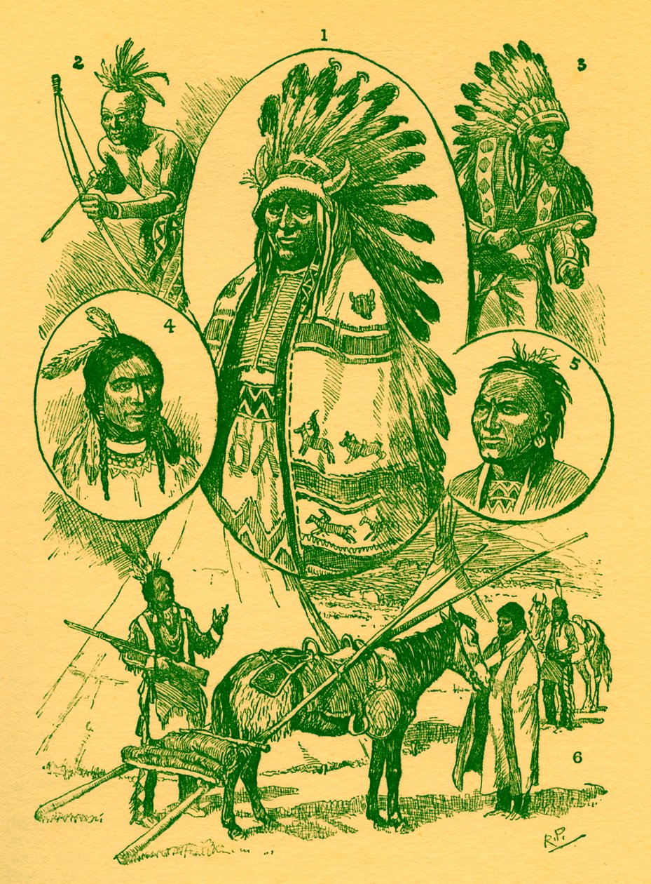 Indiani americani nel XIX secolo da Robert Prowse