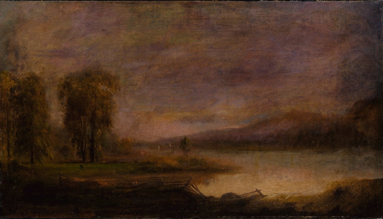 Paesaggio con lago da Robert S. Duncanson