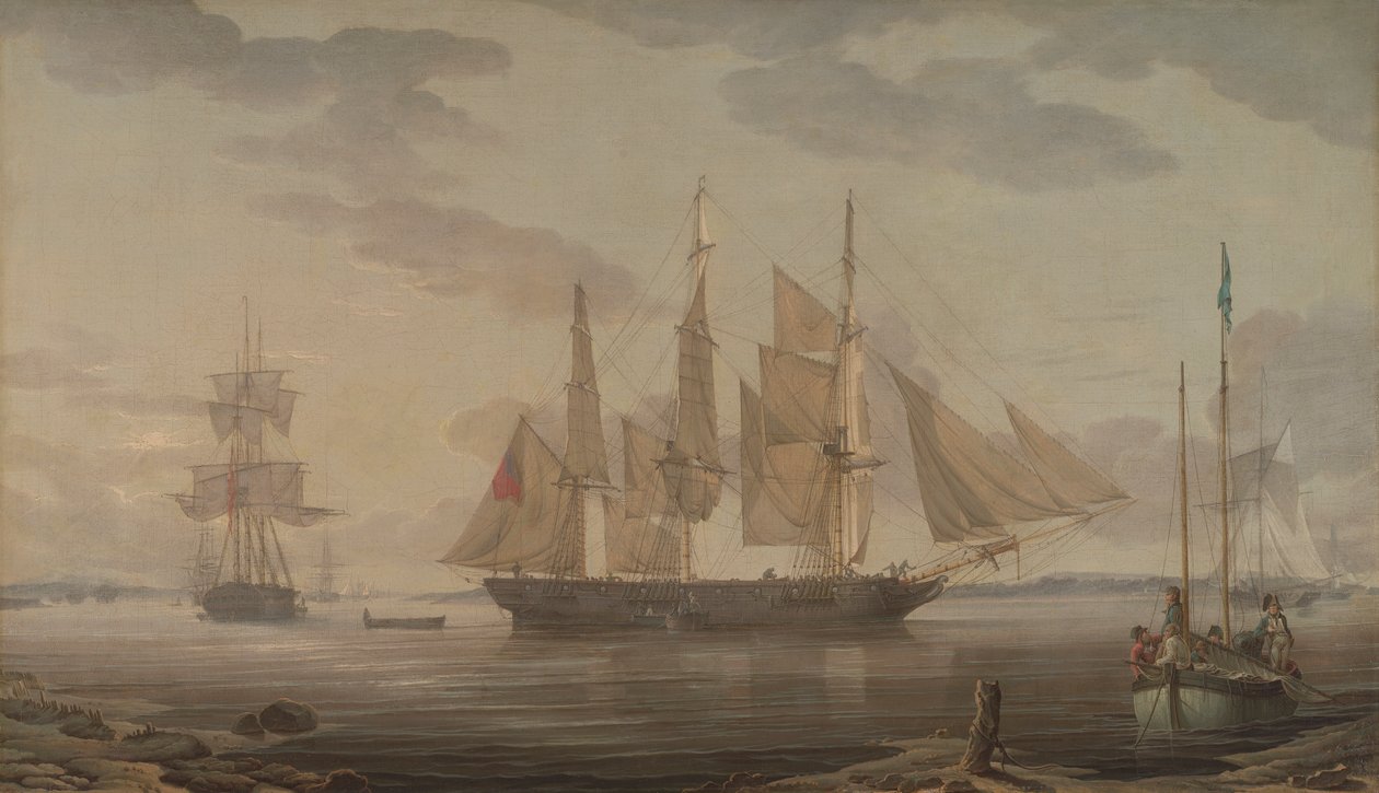 Navi in porto da Robert Salmon