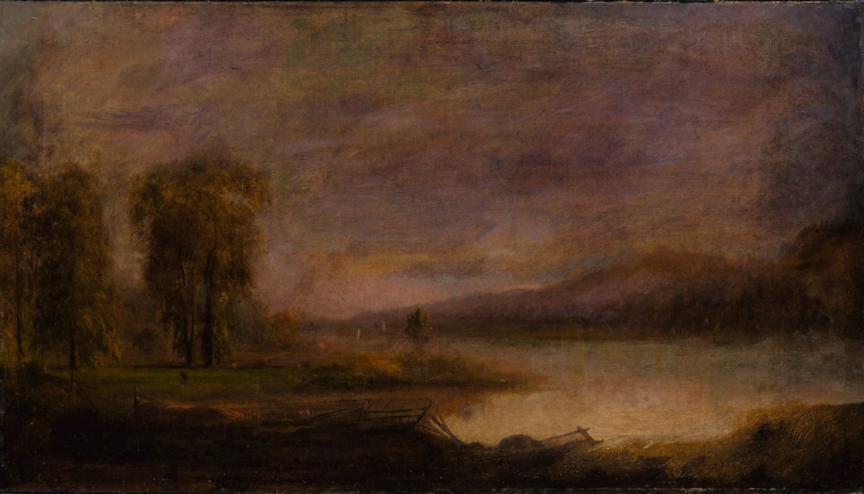 Paesaggio con lago da Robert Seldon Duncanson