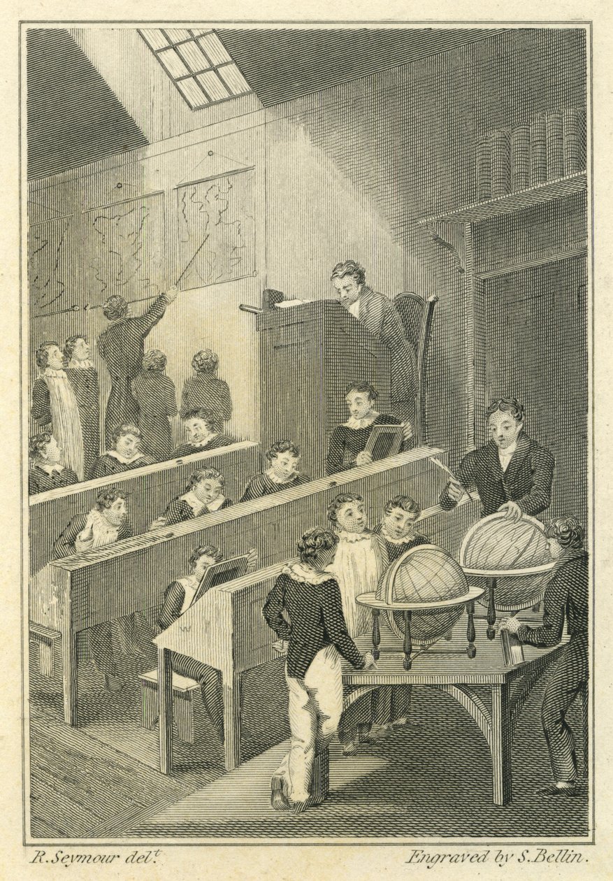 Nicholas Nickleby: Dotheboys Hall, inciso da Samuel Bellin da Robert Seymour